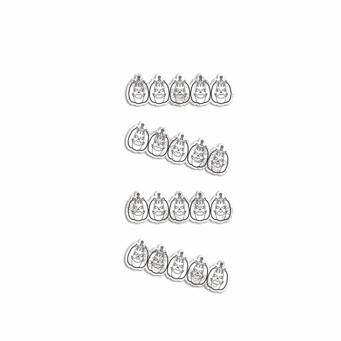 Jack’o’-Lantern Spooky Rating | Sticker Sheet