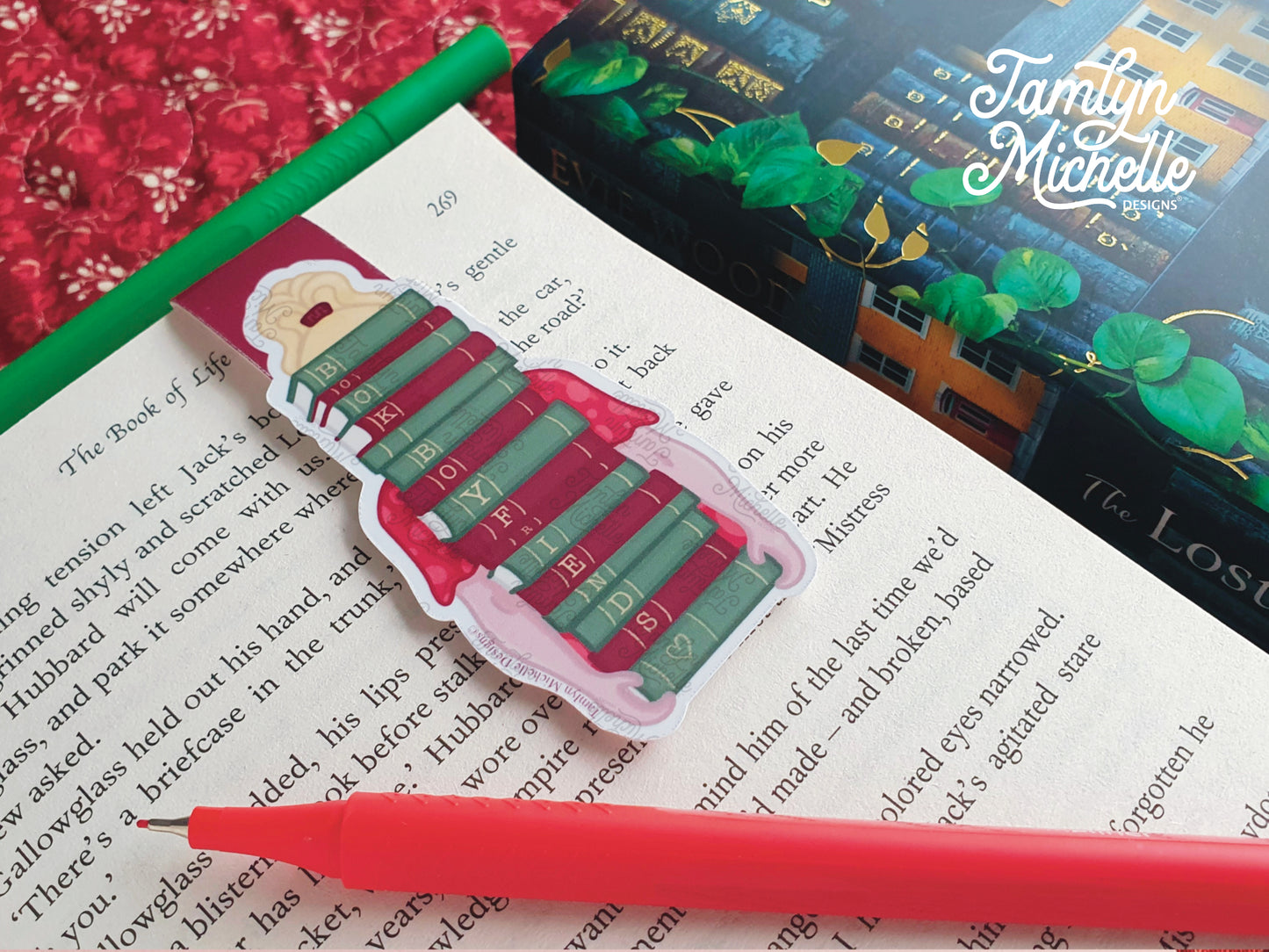 Book Boyfriend Tower - Magnetic Bookmark