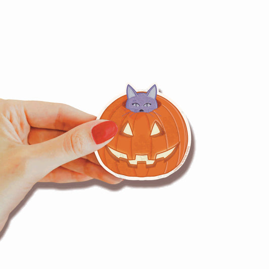 Cat-o'-Lantern | Sticker