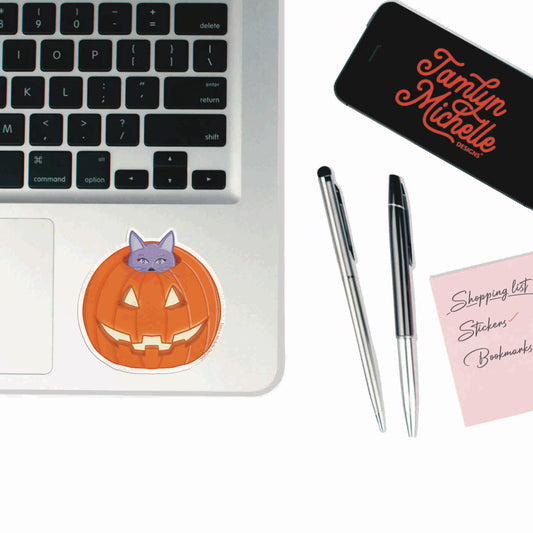 Cat-o'-Lantern | Sticker