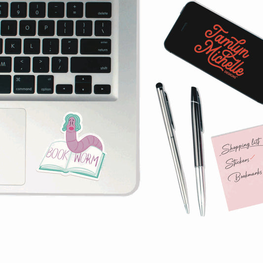 Book Worm | Sticker