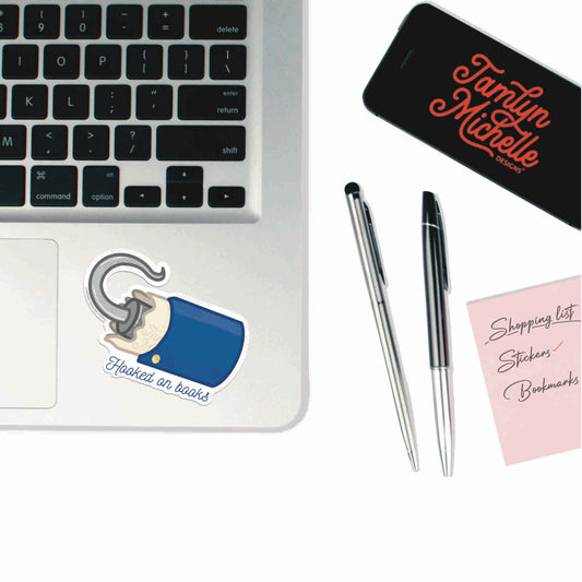 Hooked on Books | Sticker