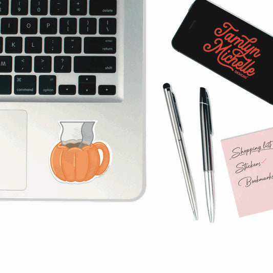 Pumpkin Mug | Sticker