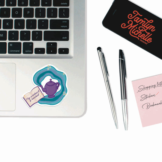 My Weekend is booked | Sticker
