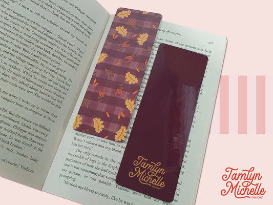 Autumnal Leaves Traditional Bookmark