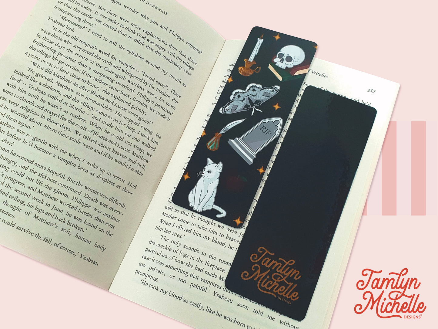 Dark Academia Traditional Bookmark