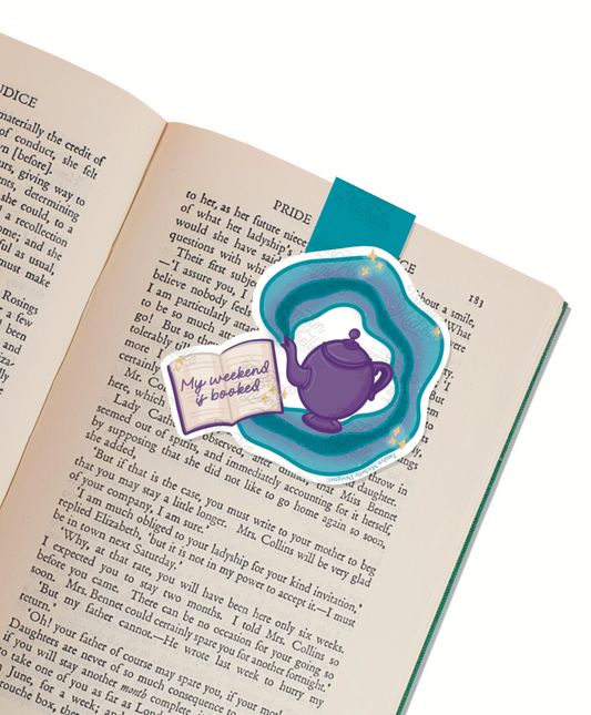 My Weekend is booked | Magnetic Bookmark