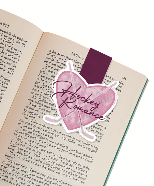 Hockey Romance | Magnetic Bookmark
