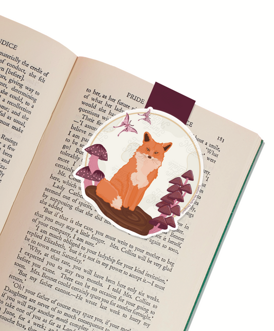 Moonlight Fox | Magnetic Bookmark