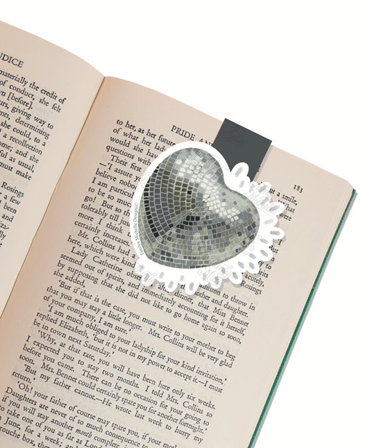 Disco Heart | Magnetic Bookmark