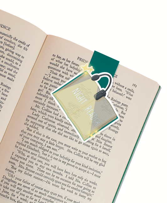 Night Reader | Magnetic Bookmark
