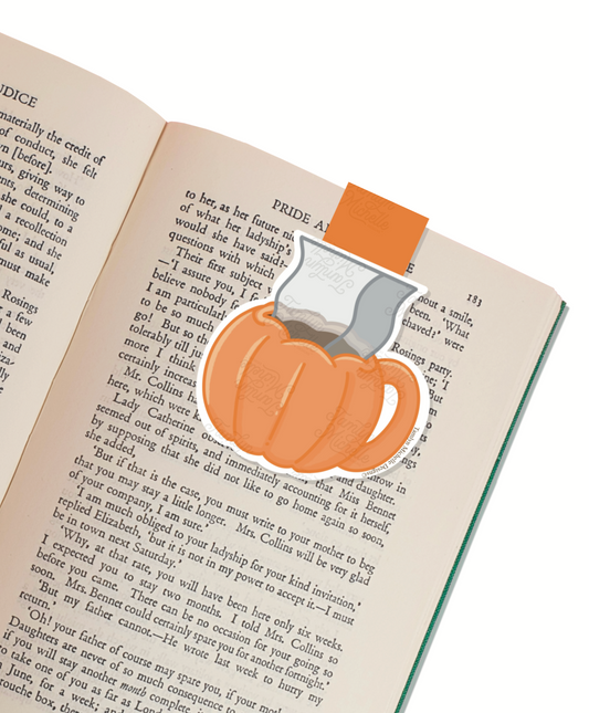Pumpkin Mug | Magnetic Bookmark