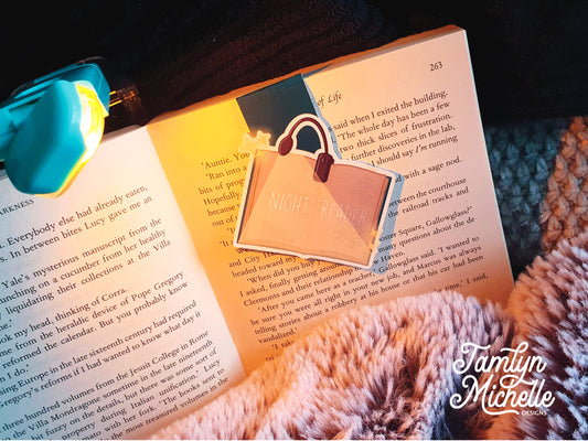 Night Reader - Magnetic Bookmark