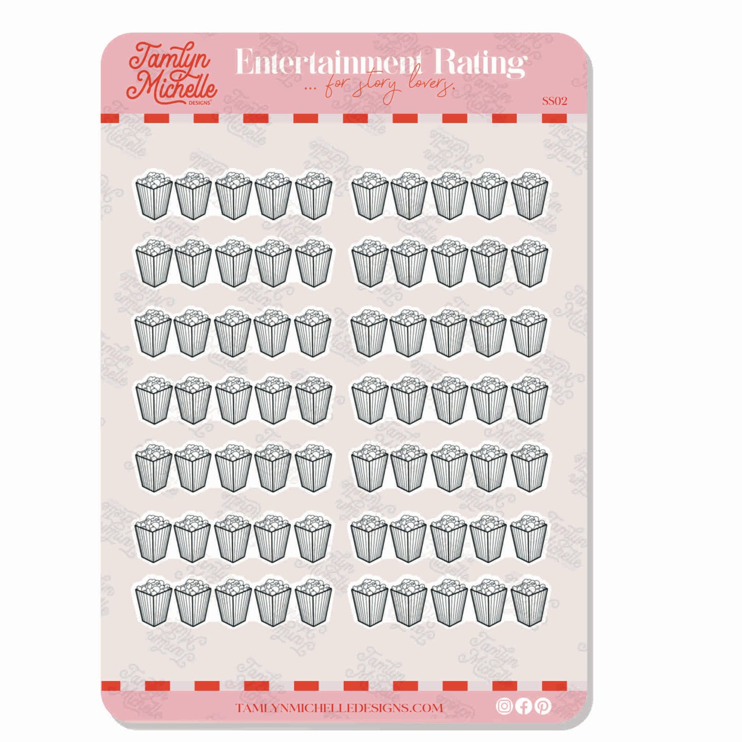 Entertainment Rating | Sticker Sheet