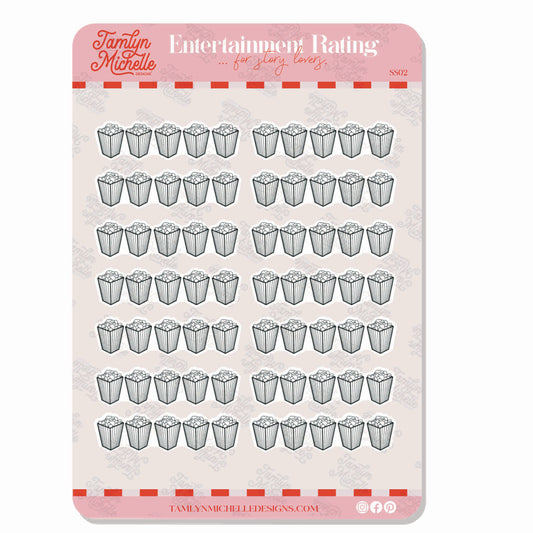Entertainment Rating | Sticker Sheet