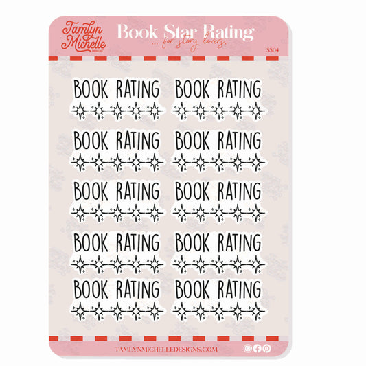Book Star Rating | Sticker Sheet