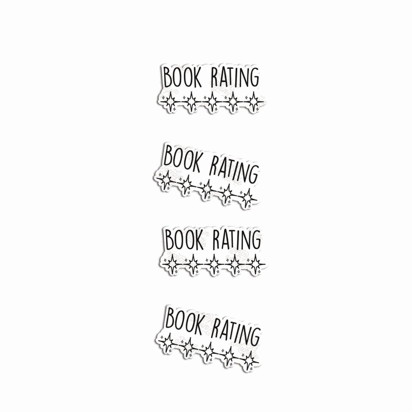 Book Star Rating | Sticker Sheet