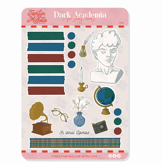 Dark Academia | Sticker Sheet