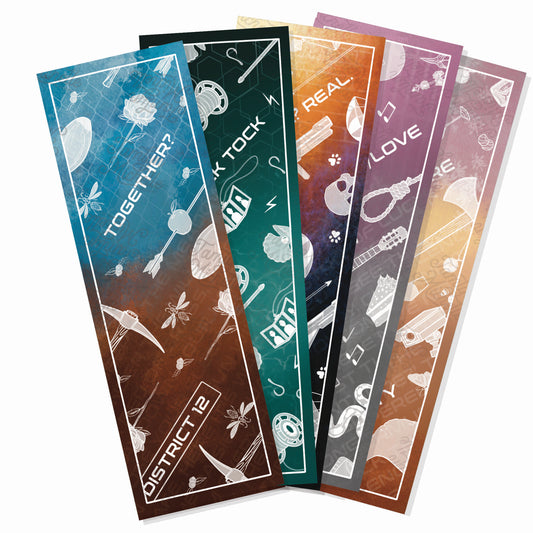 Inspired by The Hunger Games - Full Set | Bookmark Set