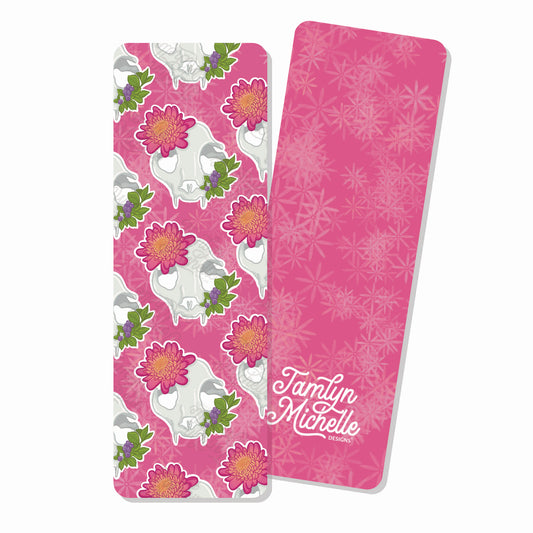 Skull Flowers | Bookmark